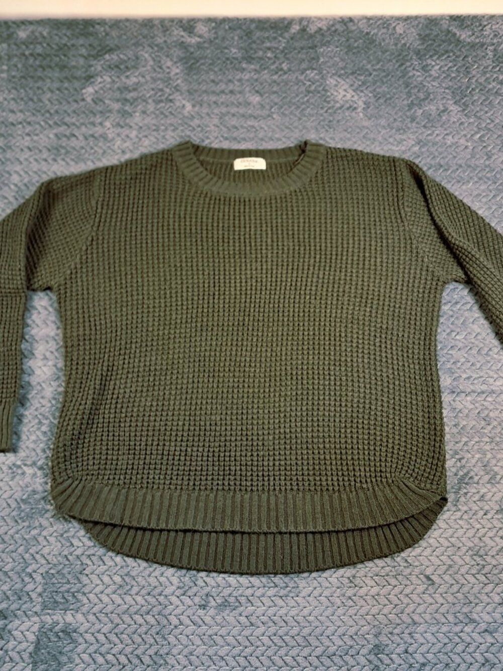 Zenana Womens Sz Large Green sweater